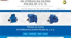 Desktop Screenshot of hk-hydraulika-silowa-polska.com